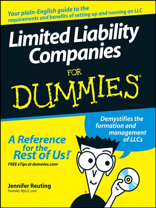 Title details for Limited Liability Companies For Dummies by Jennifer Reuting - Available